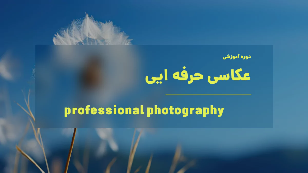 آموزش عکاسی حرفه ایی